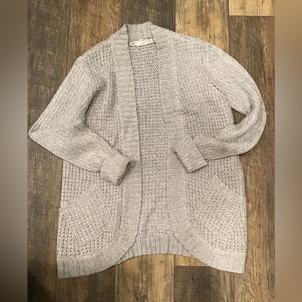 R D Style Gray Cardigan size Large